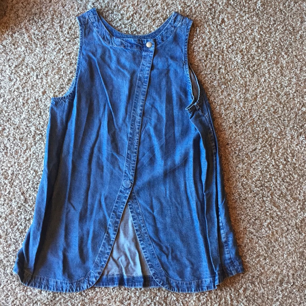 Market & Spruce Denim Top